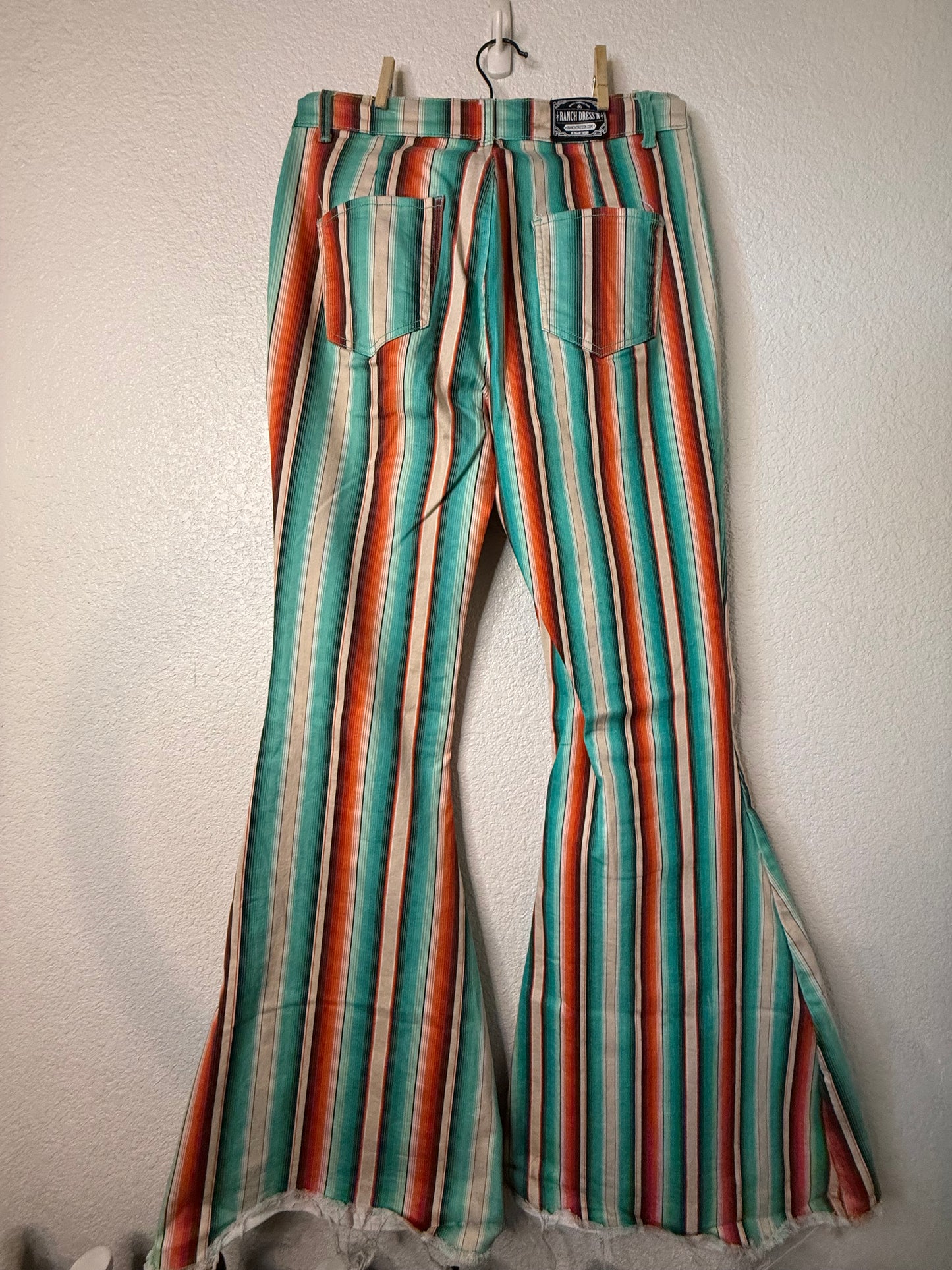 Super Flare - Blue and Orange Serape