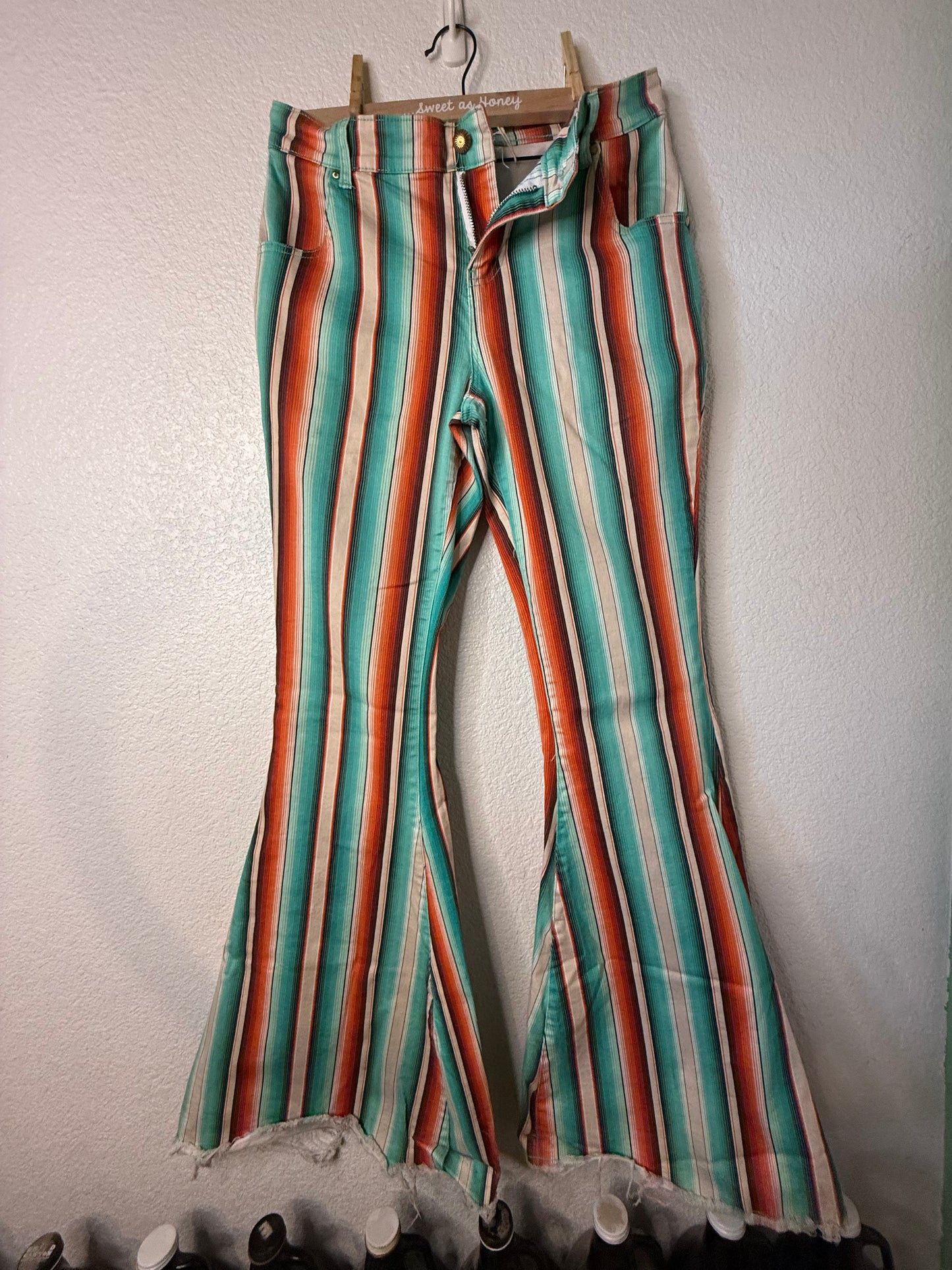 Super Flare - Blue and Orange Serape